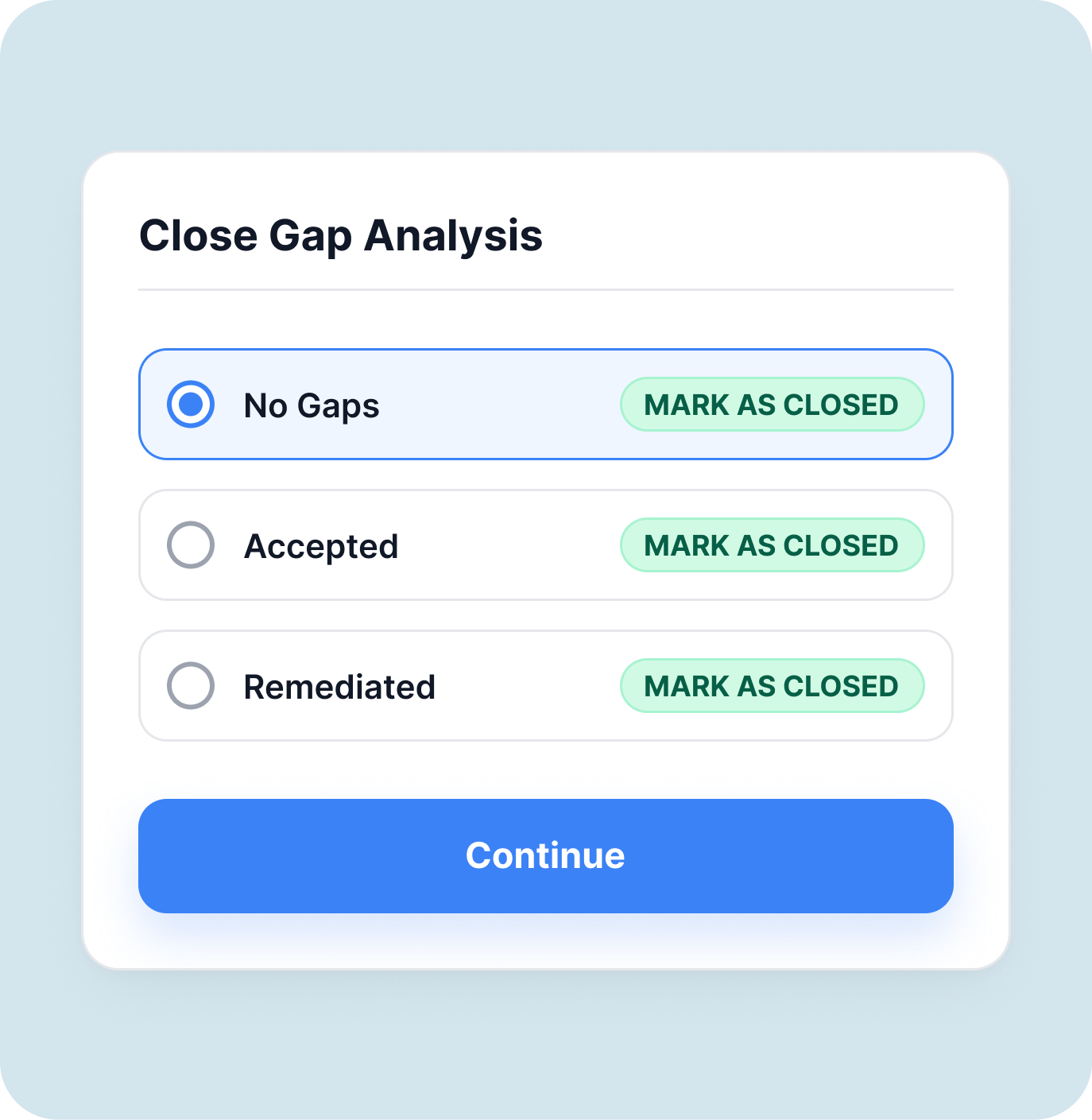 Implement and Track